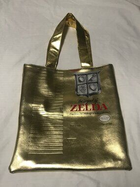 Zelda NES Vintage Gold Cartridge Nintendo Tote Bag Purse Y2K Bioworld